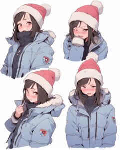 ダウンジャケット女子０