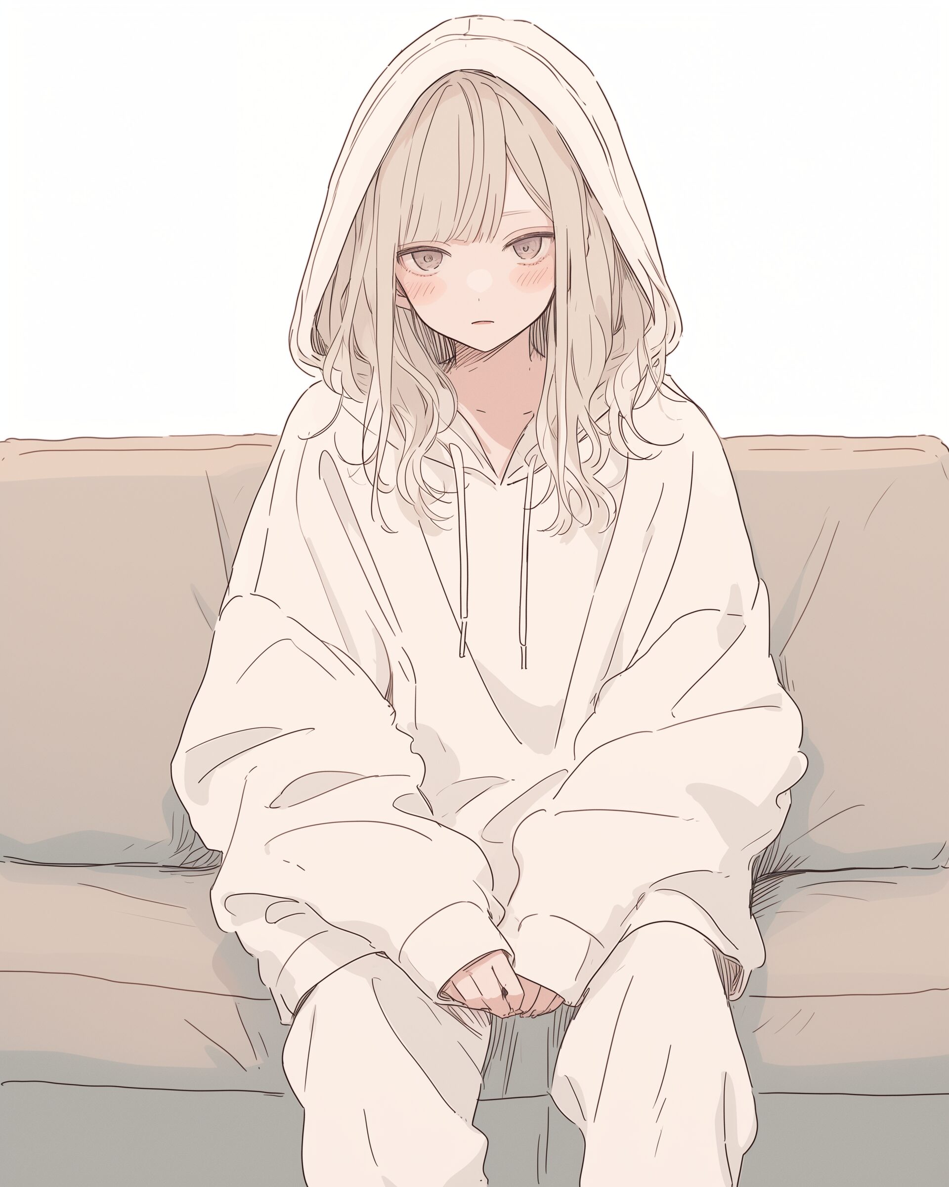 パーカー女子0