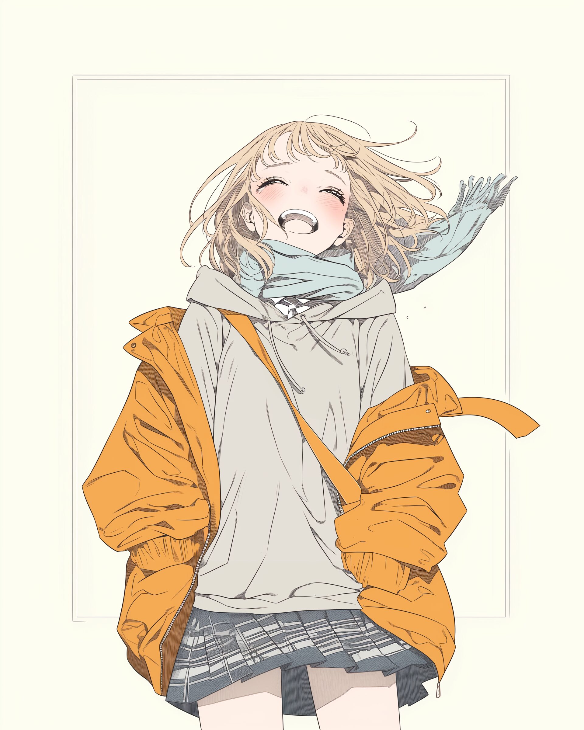 【壁紙】冬ファッション女子0