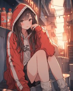 クリスマスの飾り付け女子０