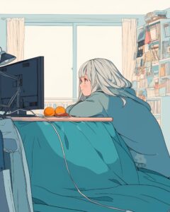 こたつ女子１