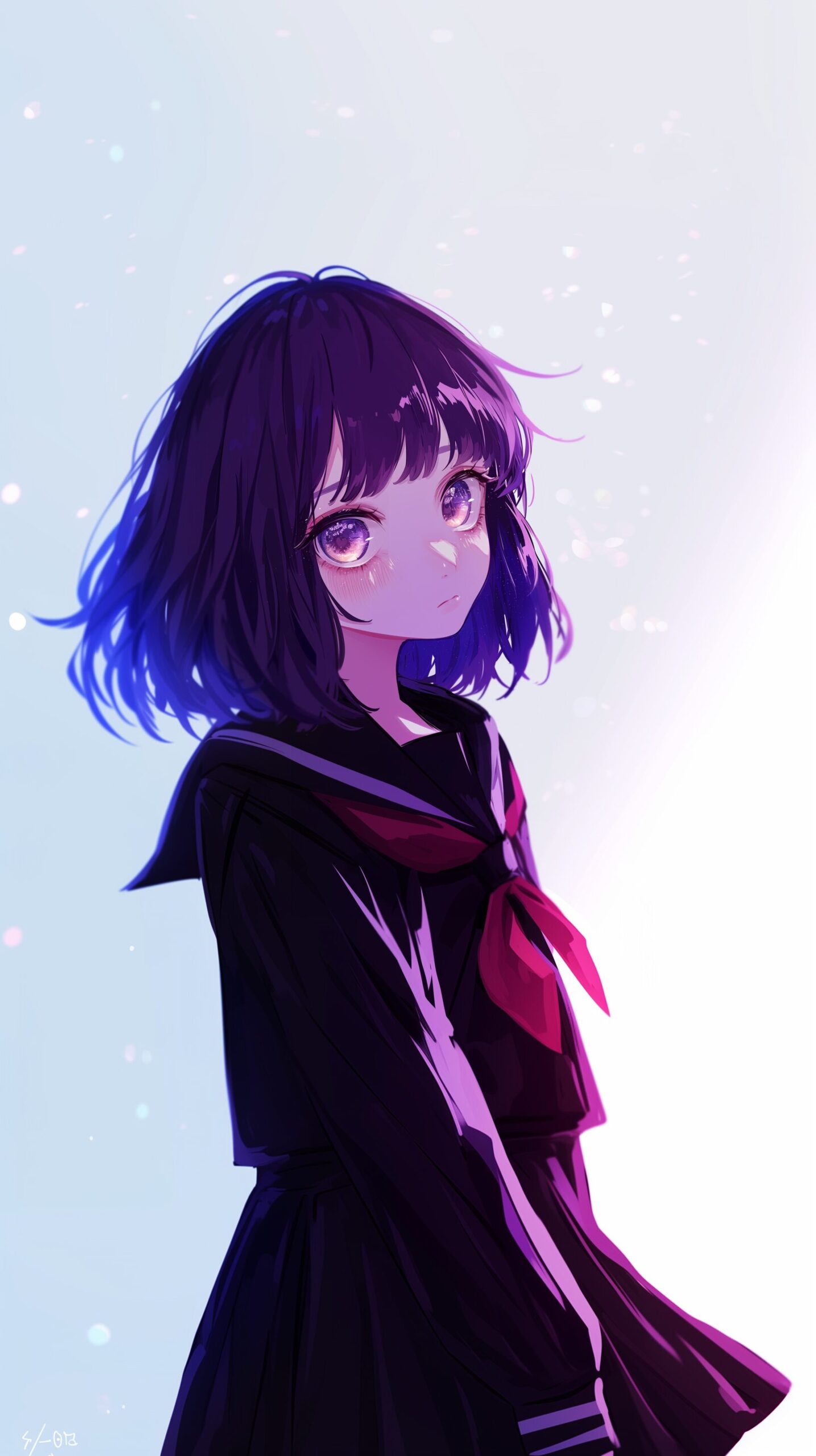 【壁紙】制服姿の女の子