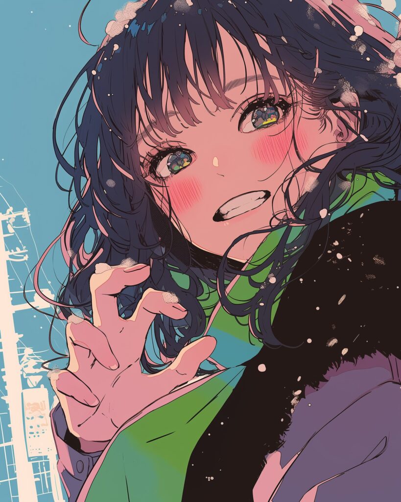 冬ファッション女子０