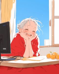 こたつ女子０
