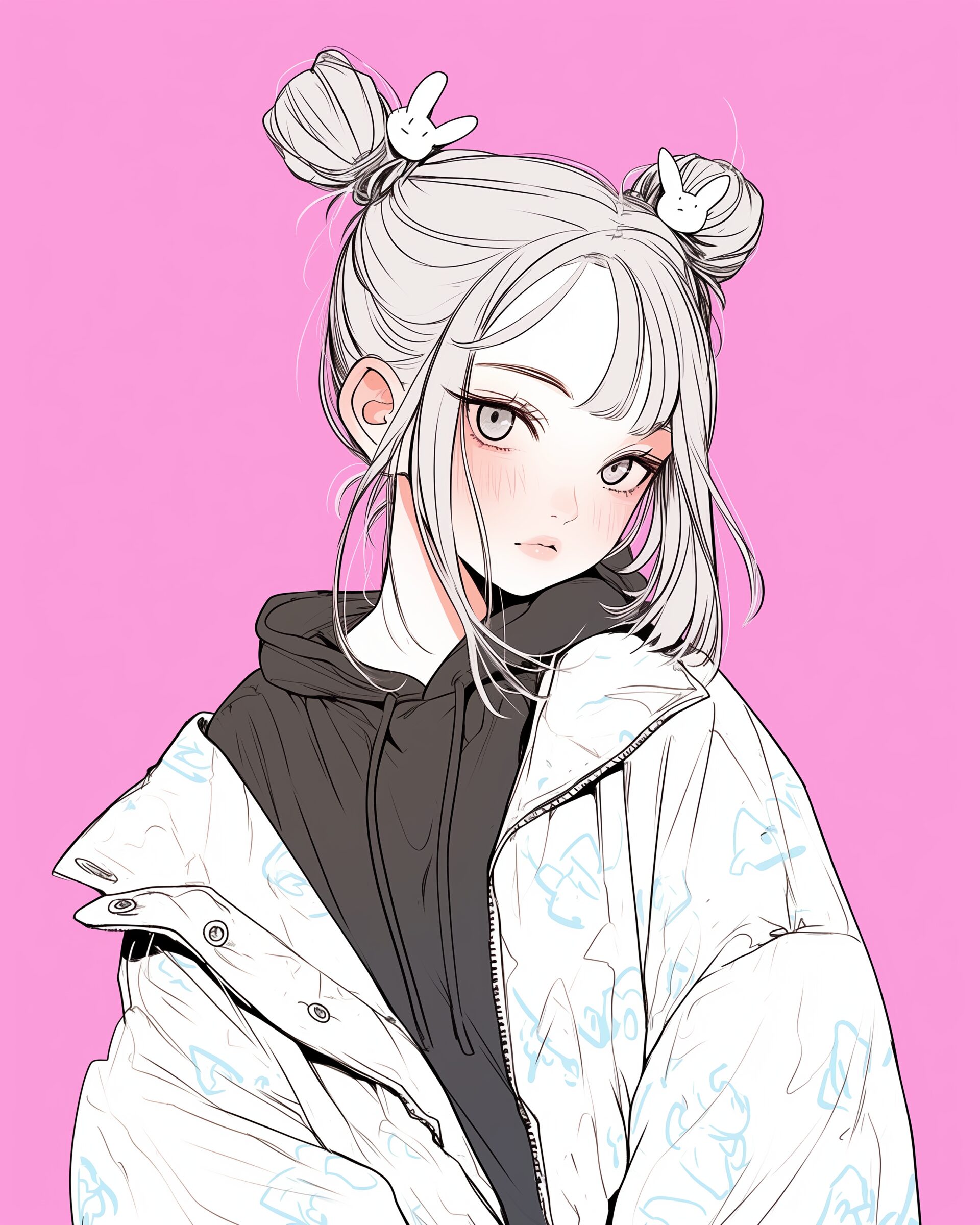 ピンクファッション女子0