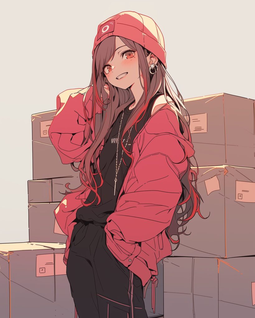 ストリートファッション女子０