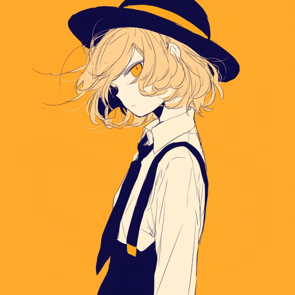 ハットを被った女の子