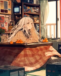 こたつ女子１