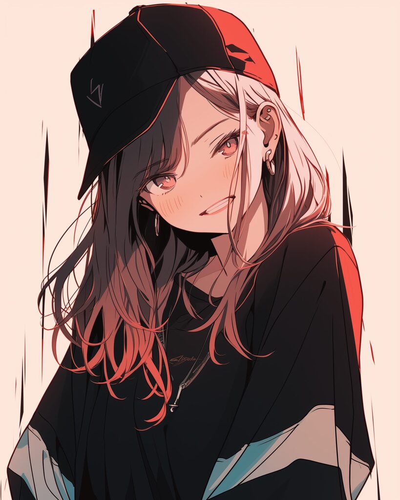 キャップ女子０