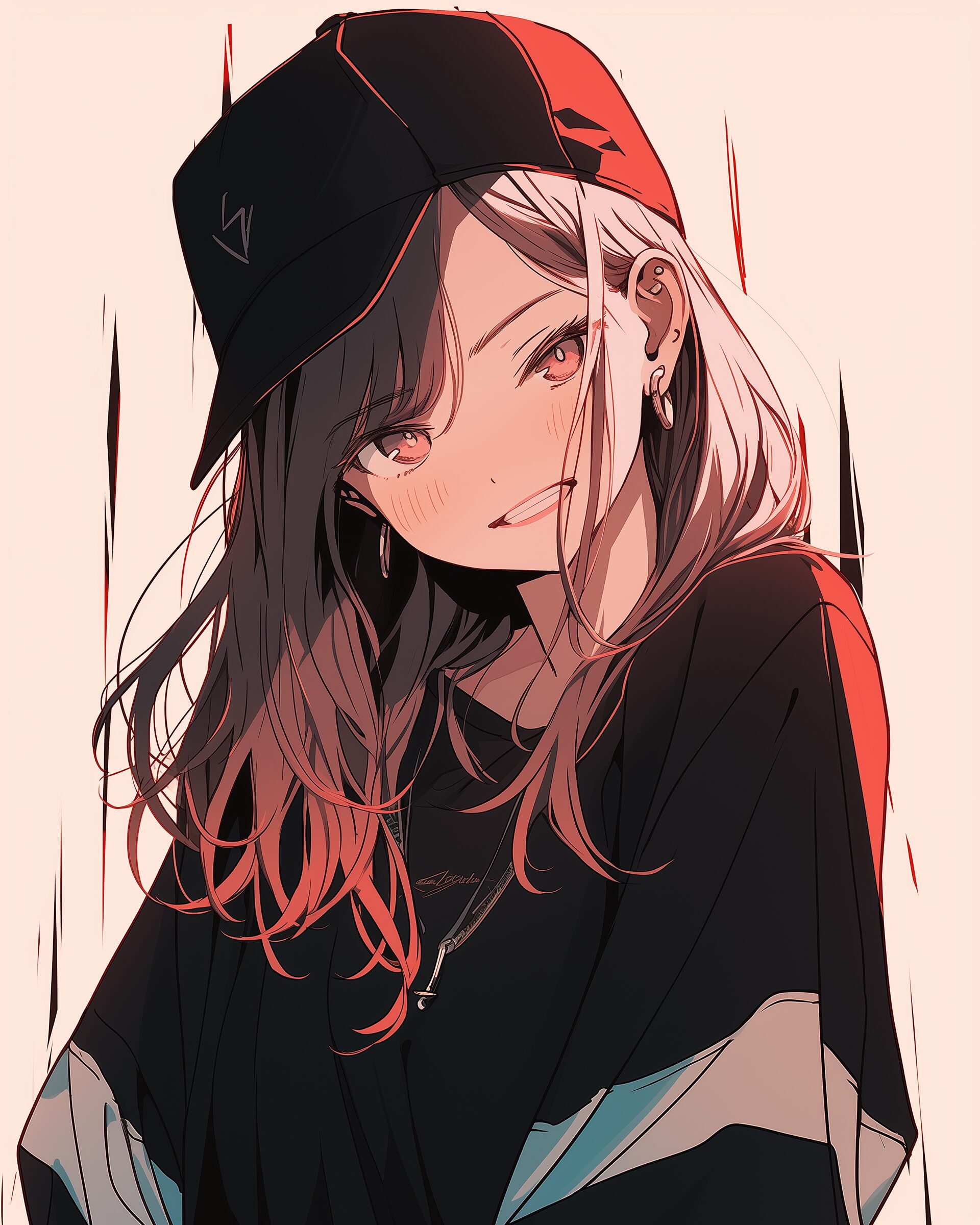キャップ女子０