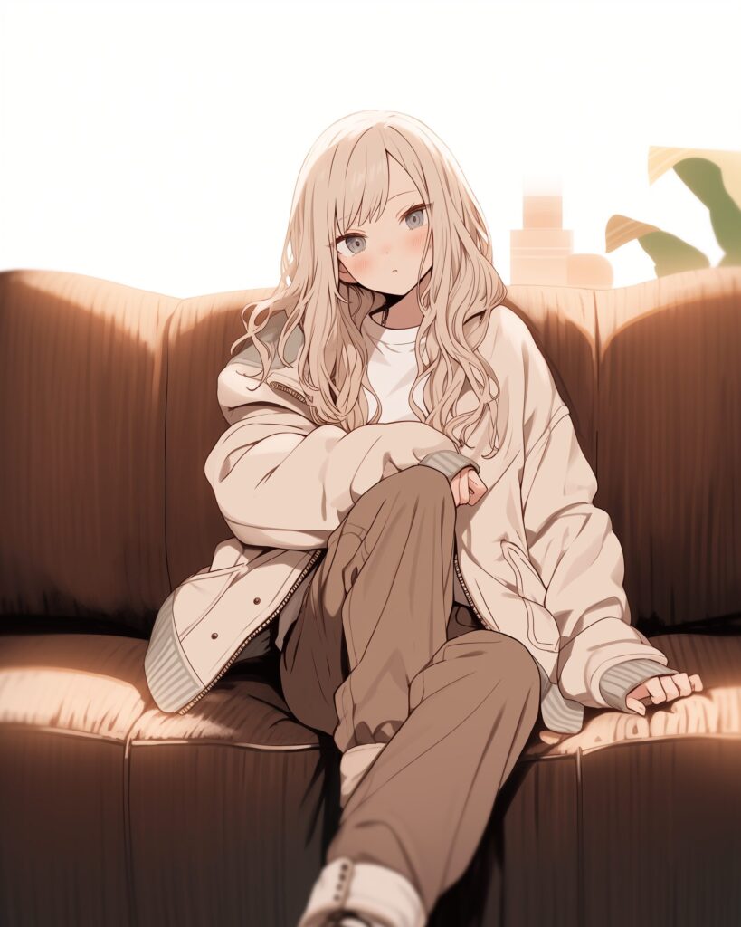 クリスマスの飾り付け女子０
