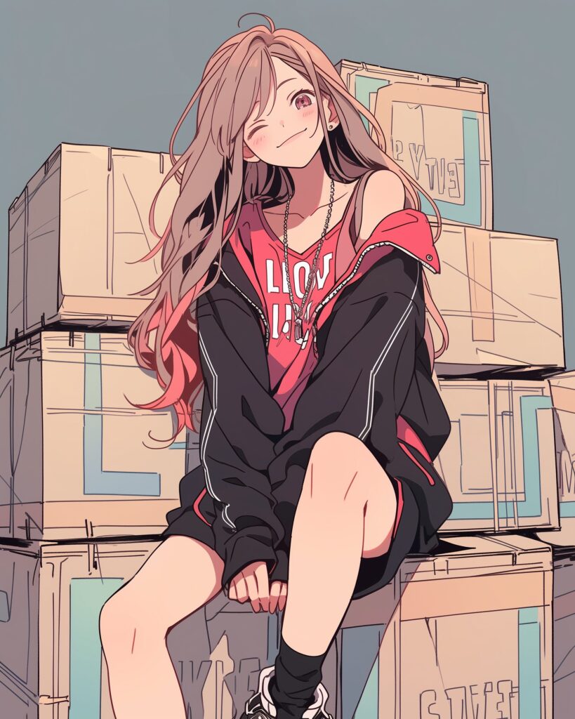 ストリートファッション女子０