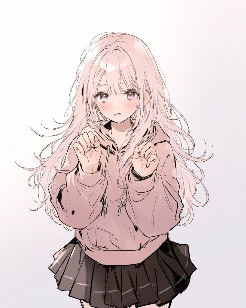 パーカー女子０