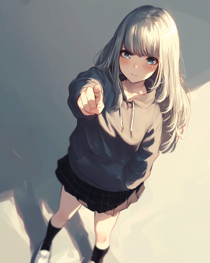 パーカー女子０
