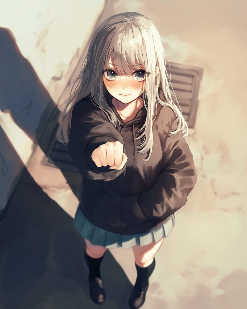 パーカー女子０