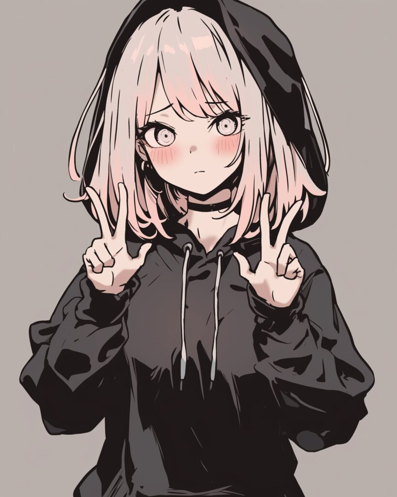 パーカー女子０