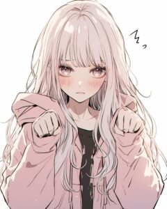 パーカー女子０