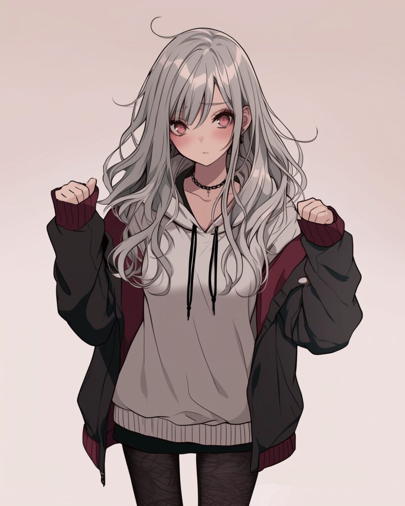 パーカー女子０