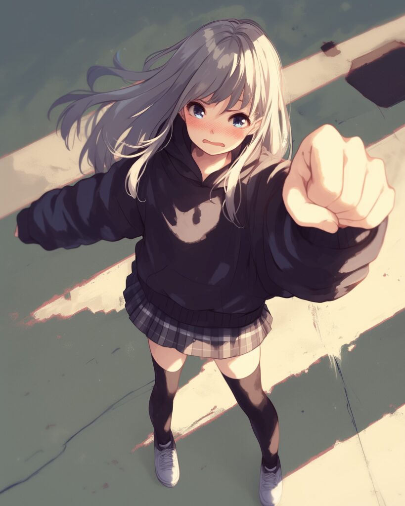 パーカー女子０