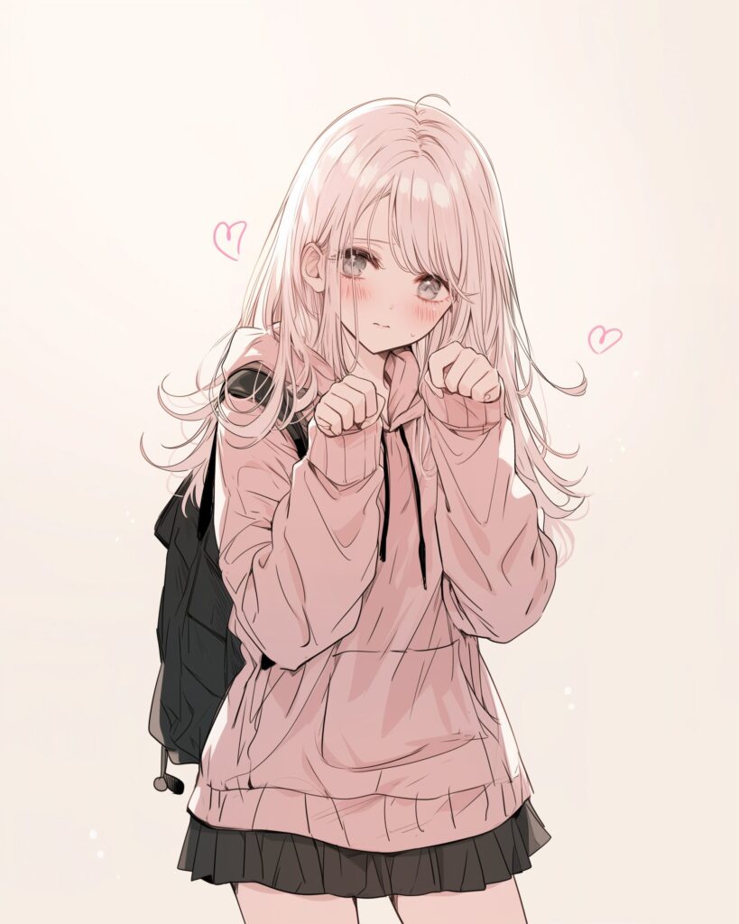 パーカー女子１