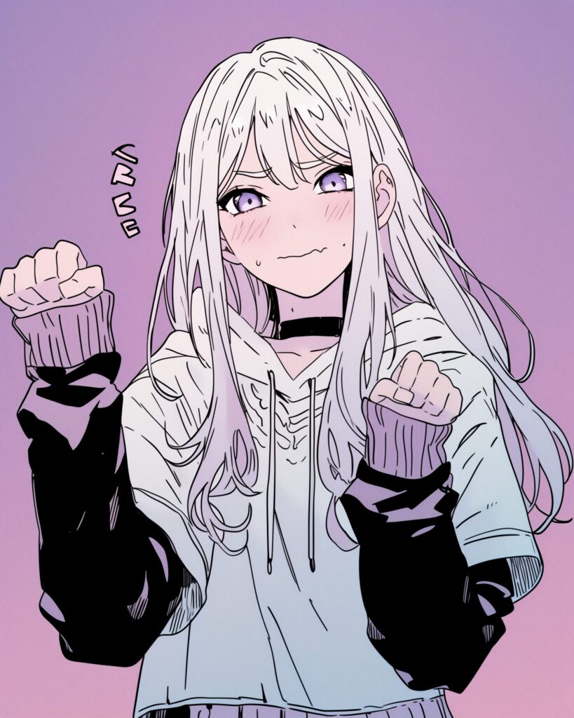 パーカー女子１