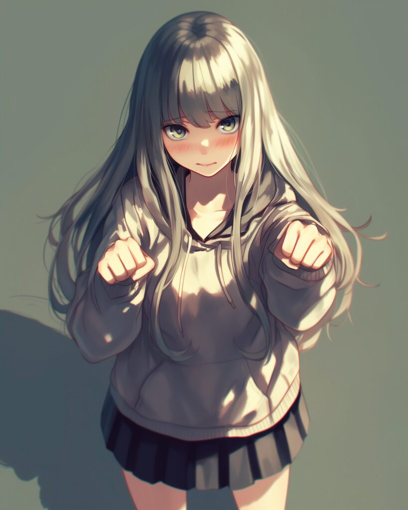 パーカー女子１