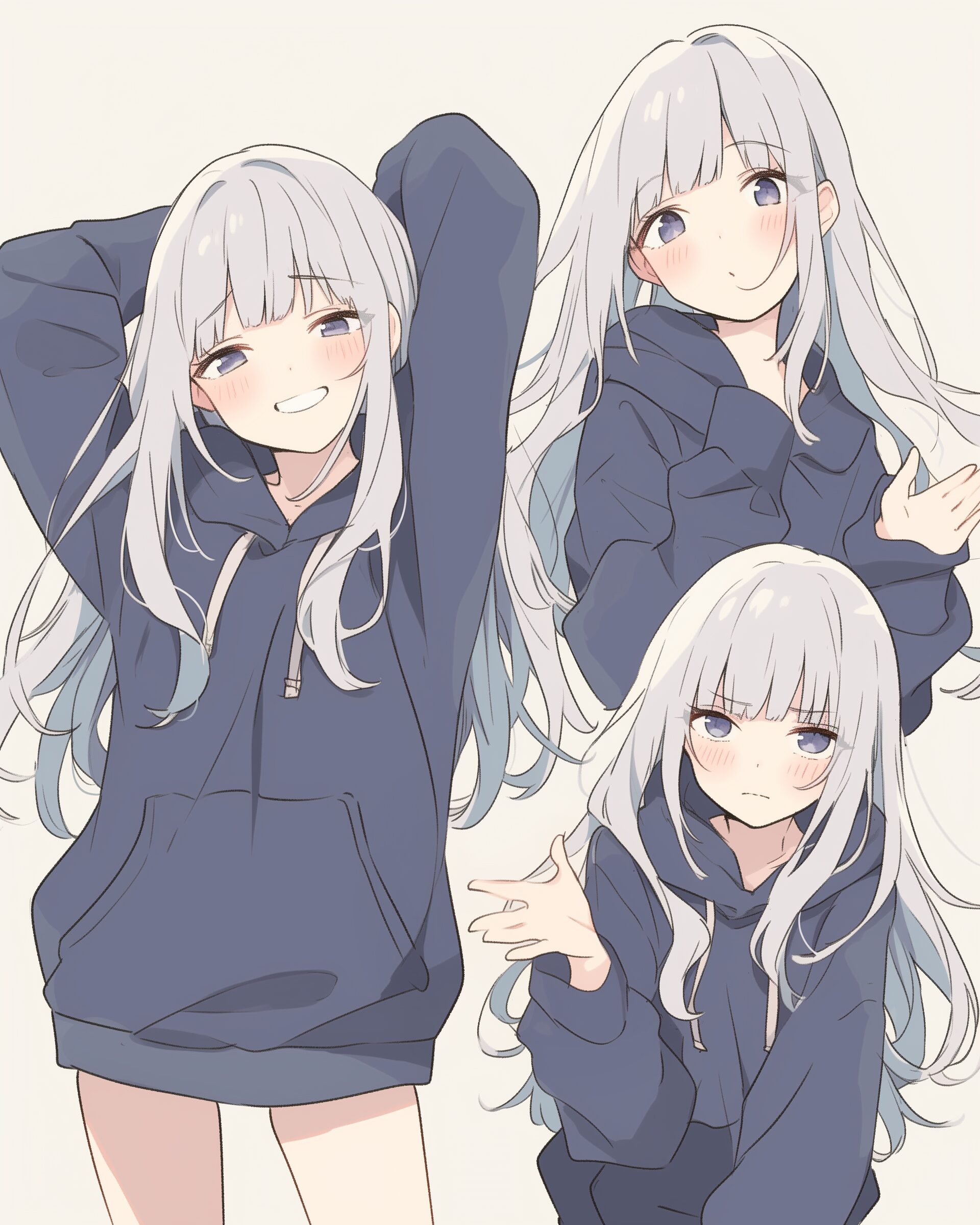銀髪女子・冬0