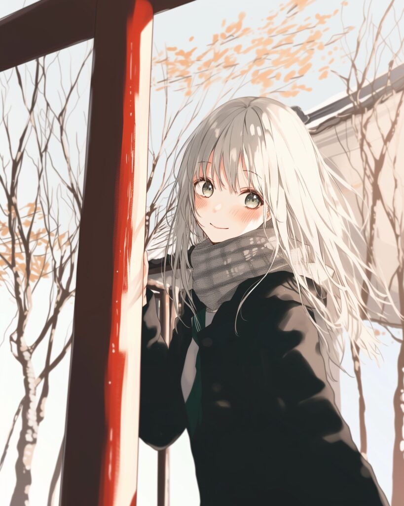 初詣女子０
