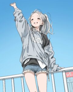 銀髪ライブ女子０