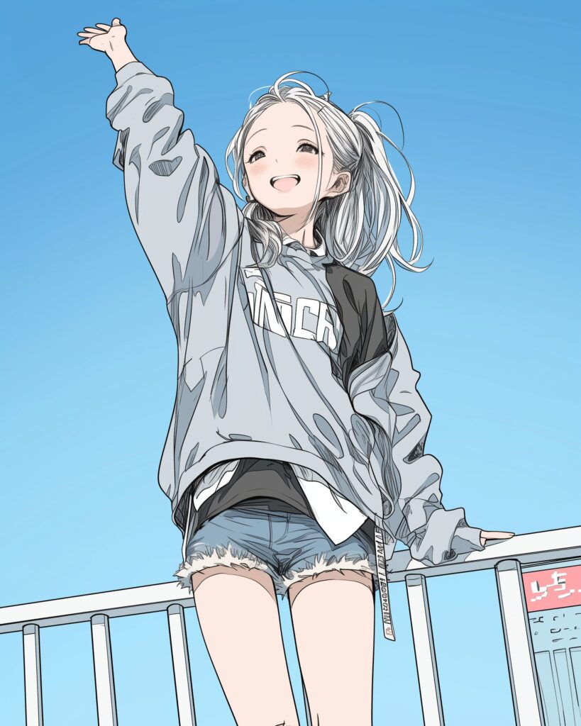 銀髪ライブ女子０