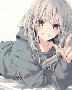 寝転び女子０