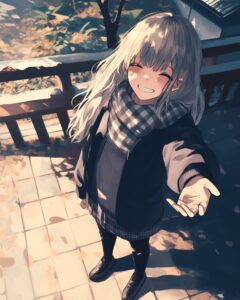 初詣女子０