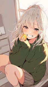 【壁紙】みかん女子０