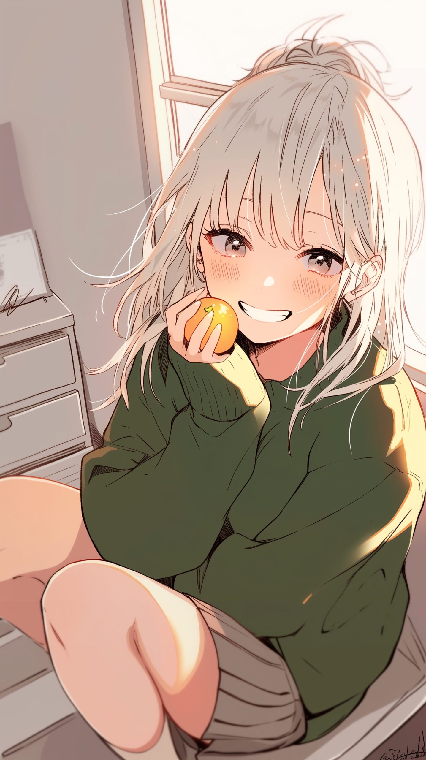 【壁紙】みかん女子0