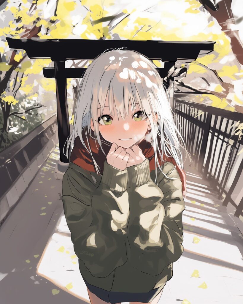初詣女子０