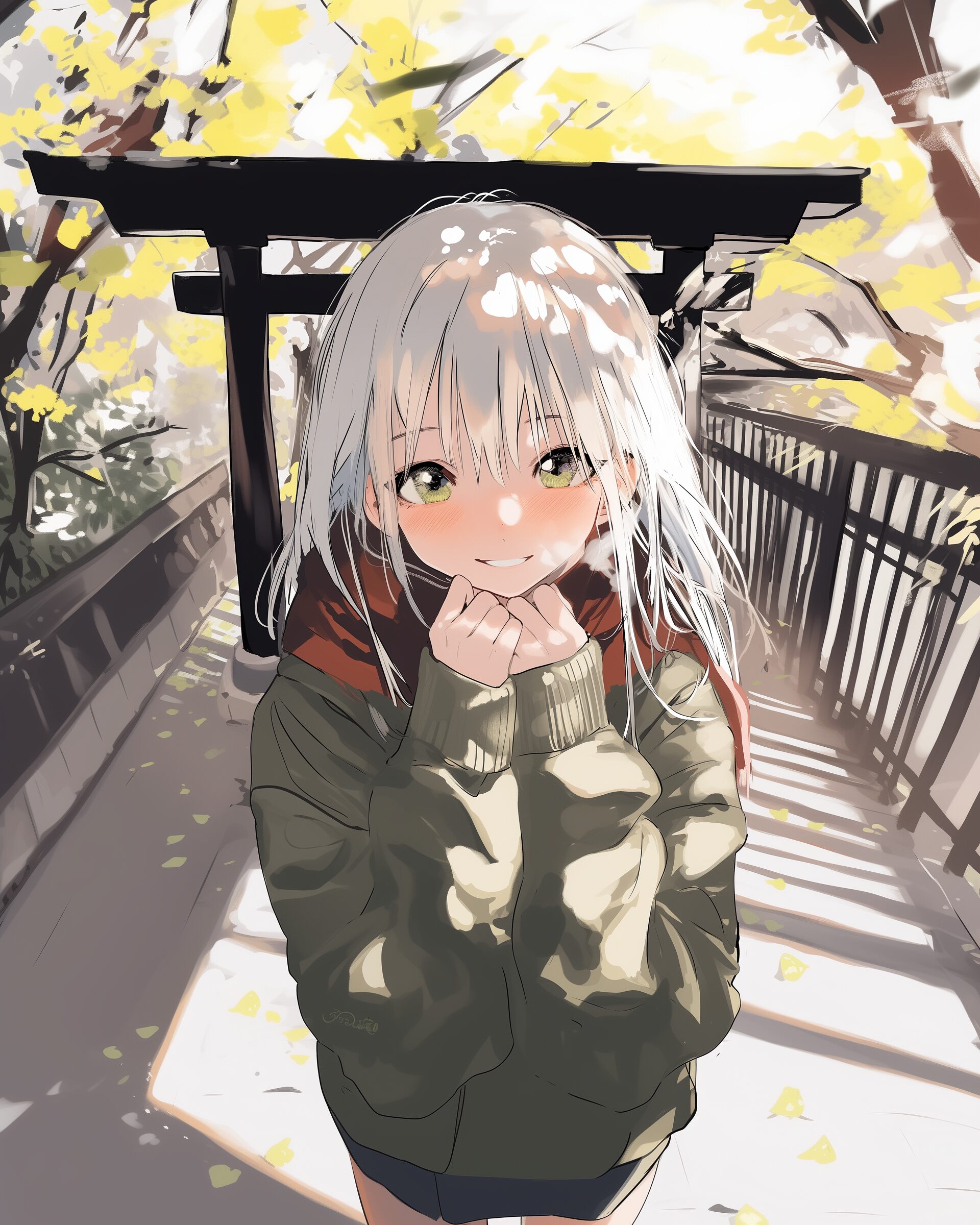 初詣女子０