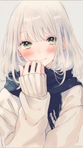 【壁紙】銀髪女子０