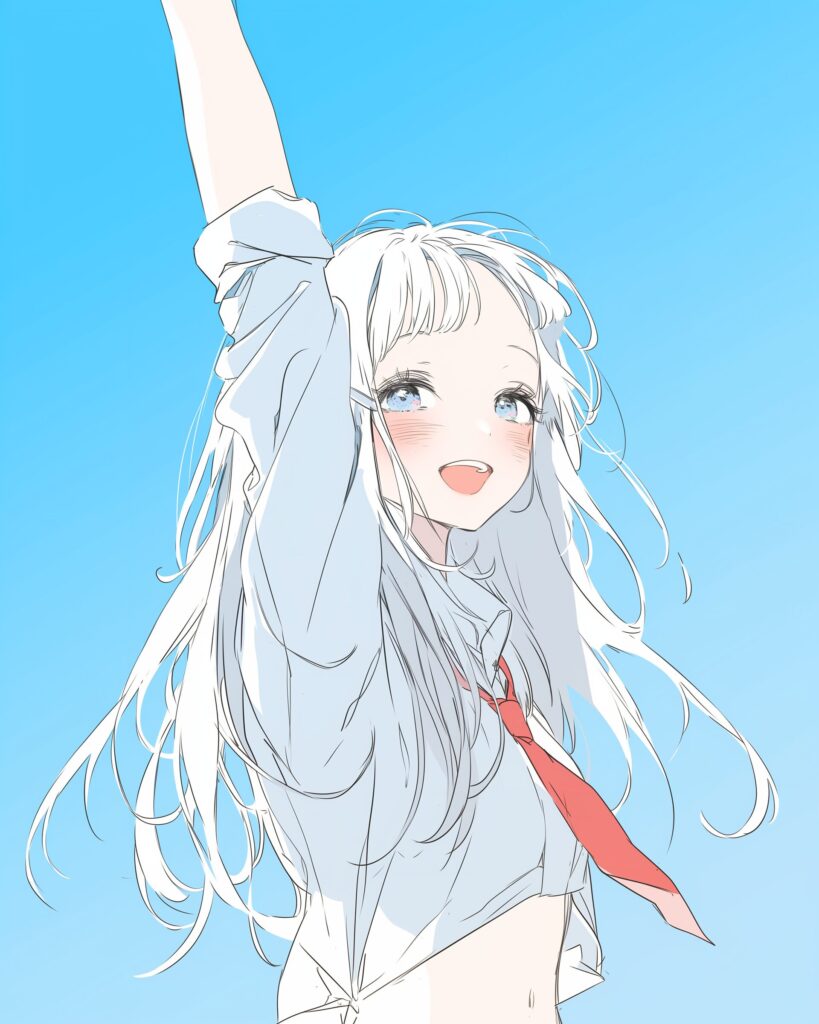 銀髪ライブ女子０