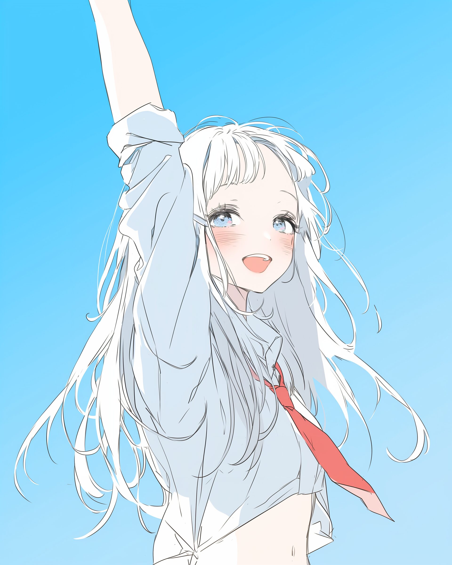銀髪ライブ女子0