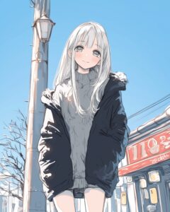 初詣女子０