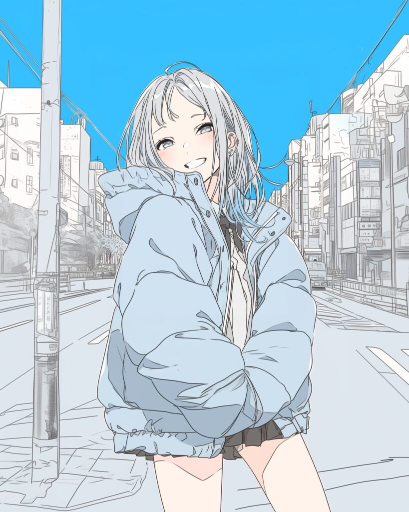ダウンジャケット女子０