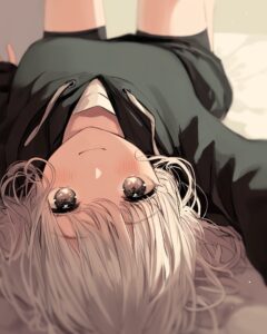 寝転び女子０