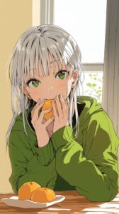【壁紙】みかん女子０