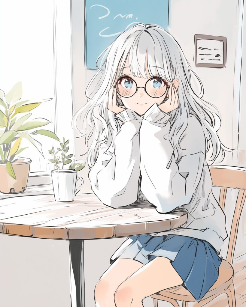 勉強女子０