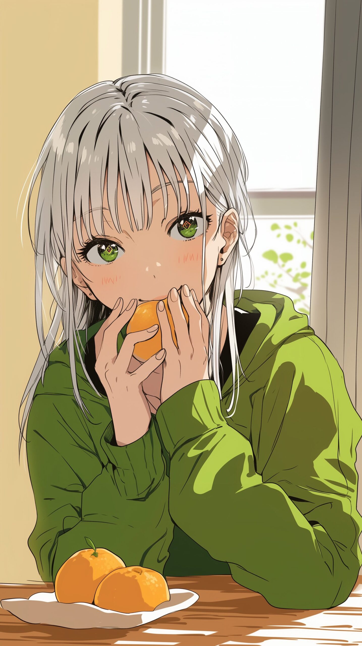 【壁紙】みかん女子0