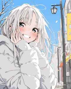ダウンジャケット女子０