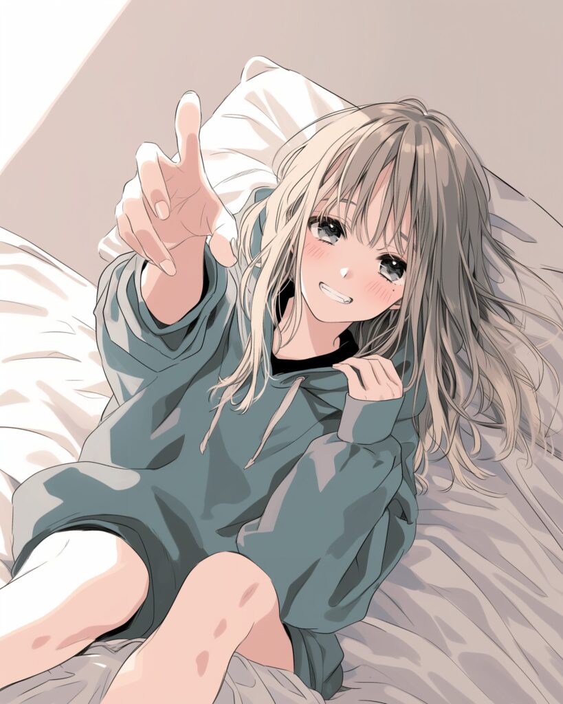 寝転び女子０