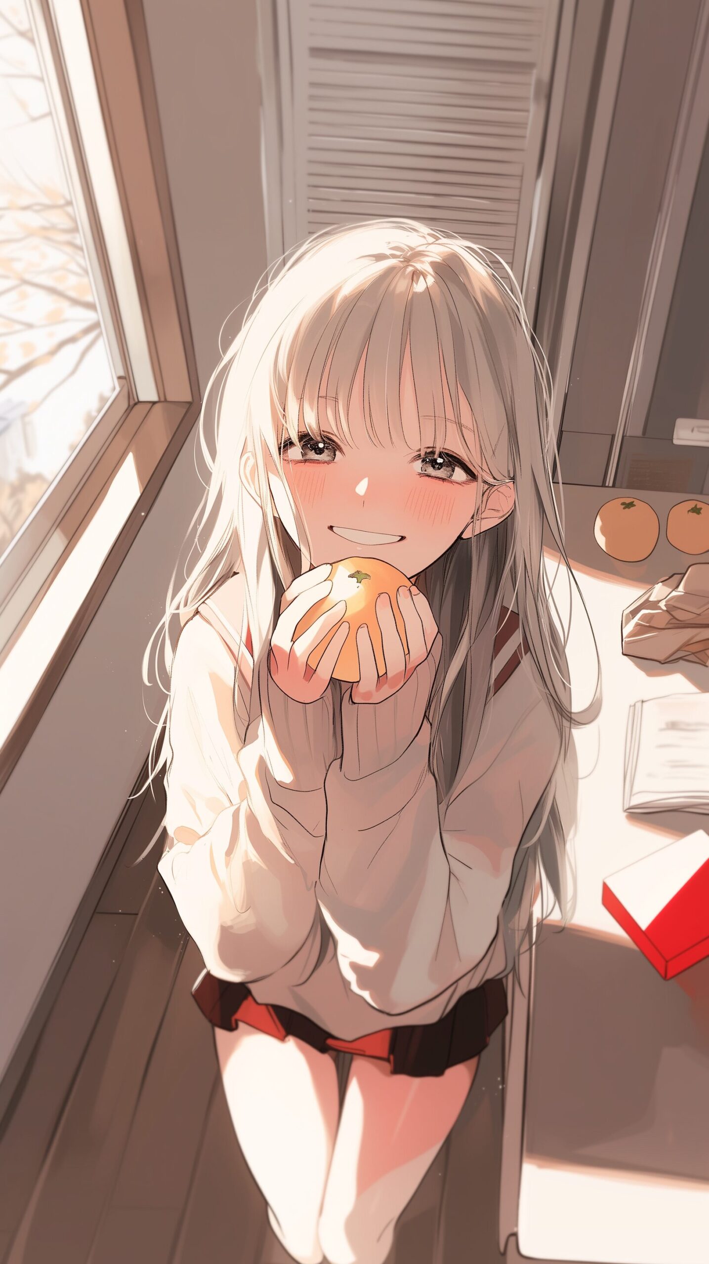 【壁紙】みかん女子0