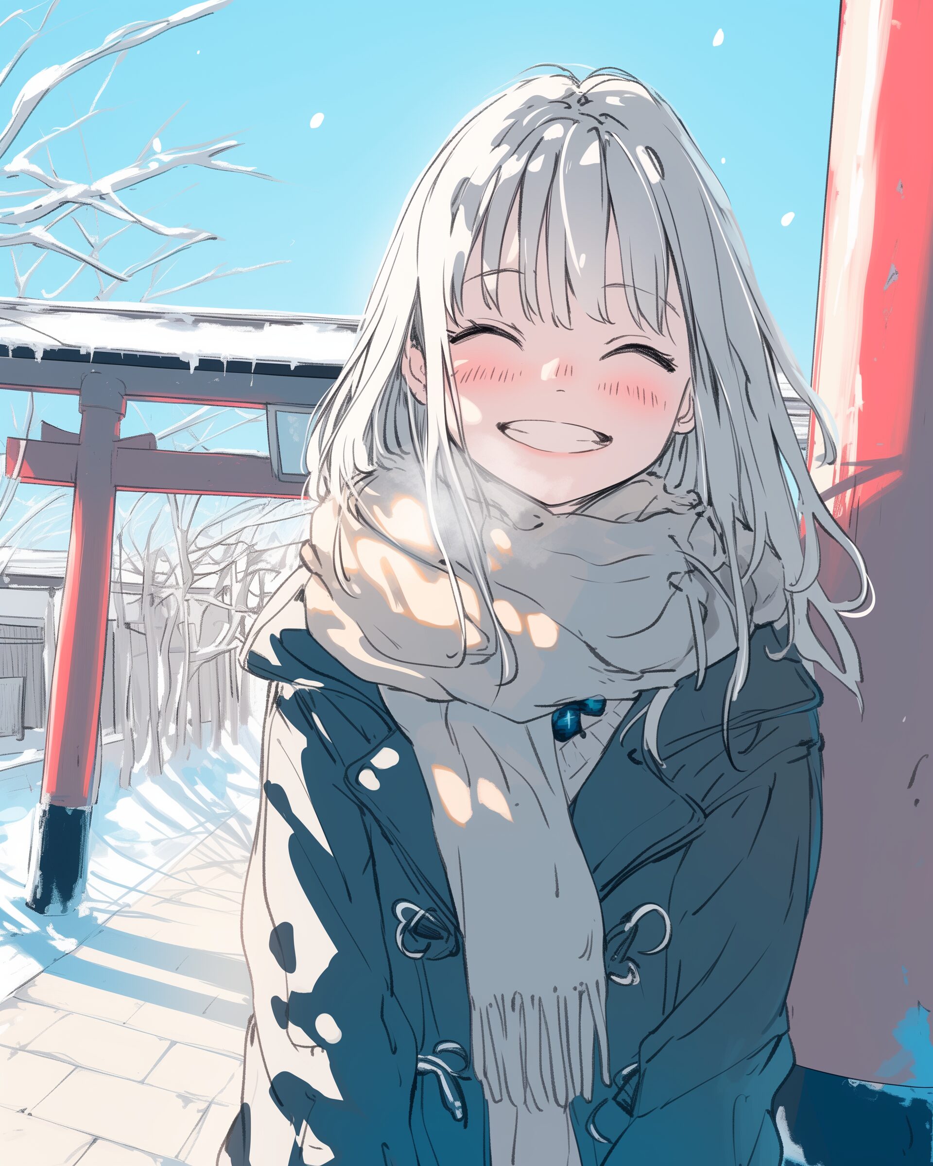 初詣女子０
