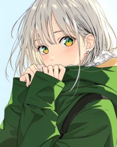 ニット帽女子０